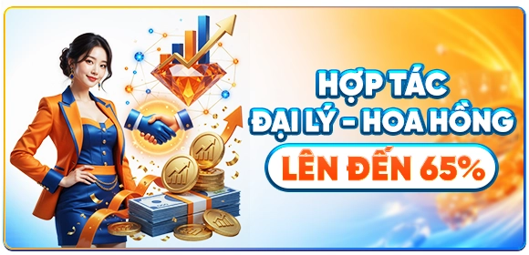 banner hợp tác đại lý hoa hồng lên đến 65%